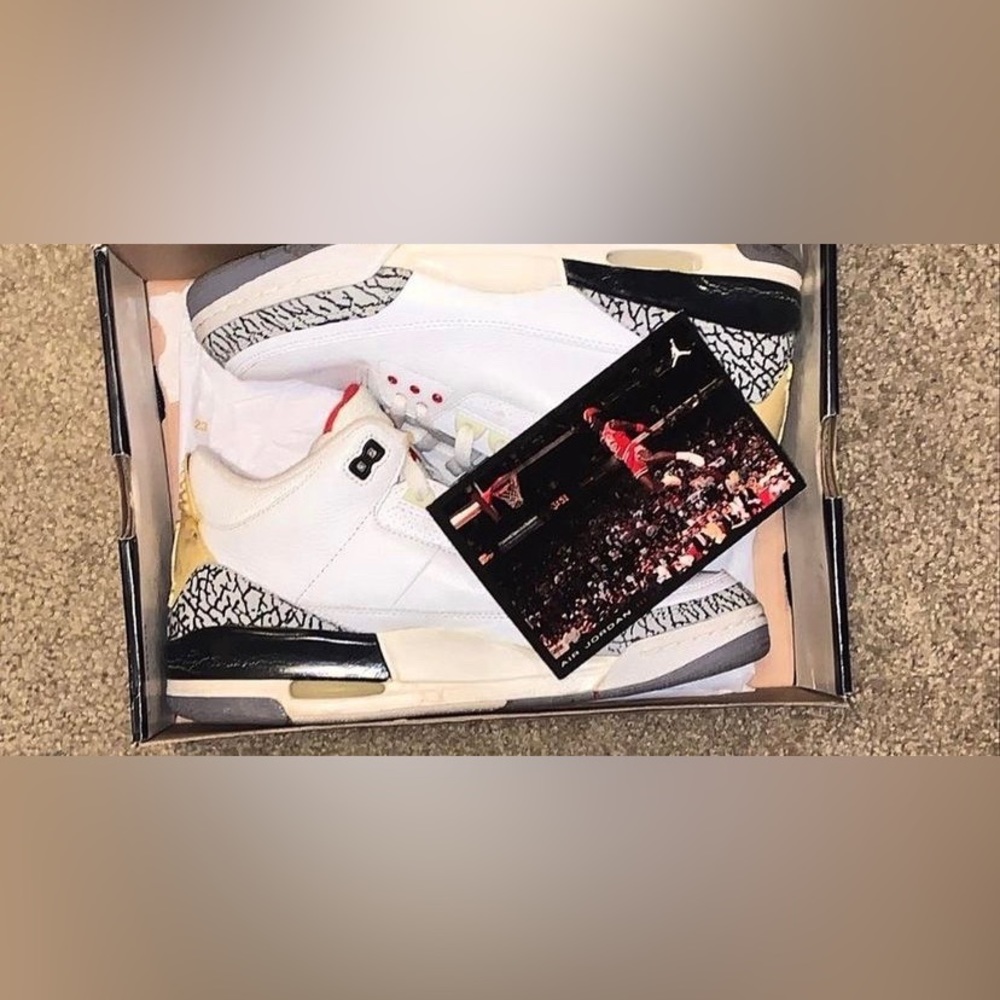 Jordan 3 White Cement 2011 Retro Size 10